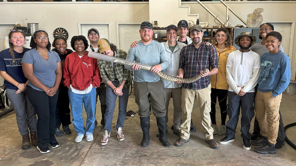 Georgia Southern University RaMP fellows visiting the Longleaf Stewardship Center. – Checo Colón-Gaud